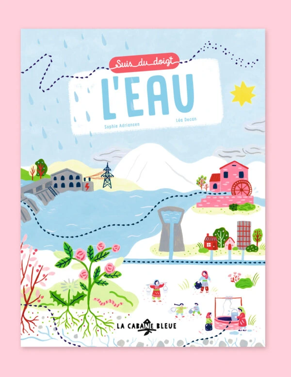 Suis du doigt l'eau